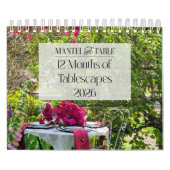 12 Months of Tablescapes 2026 Calendar Kalender (Hoes)