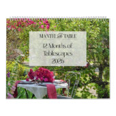 12 Months of Tablescapes Calendar 2026 Kalender (Hoes)