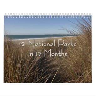 12 nationale parken in 12 maanden, 6e editie kalender