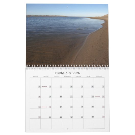 12 Nationale parken in 12 maanden, negende editie Kalender (Feb 2026)