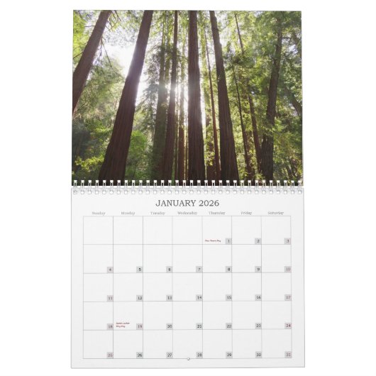 12 Nationale parken in 12 maanden, negende editie Kalender (Jan 2026)