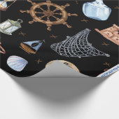 #12 Nautische Haven inpakpapier "Big Size" (Hoek)