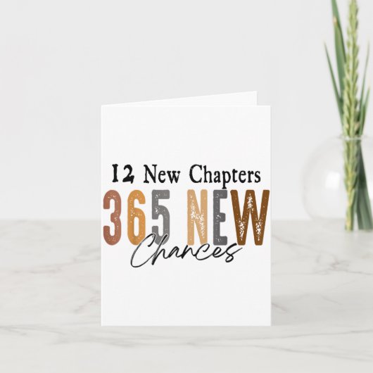 12 New Chapters 365 New Chances Family  Kaart (Voorkant)
