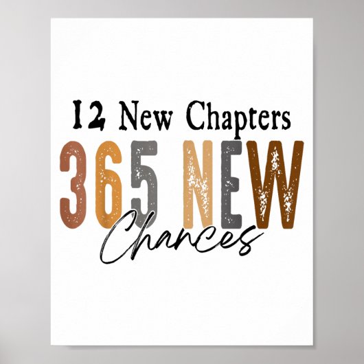 12 New Chapters 365 New Chances Family  Poster (Voorkant)