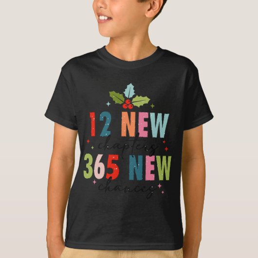 12 New Chapters 365 New Chances Family  T-shirt (Voorkant)