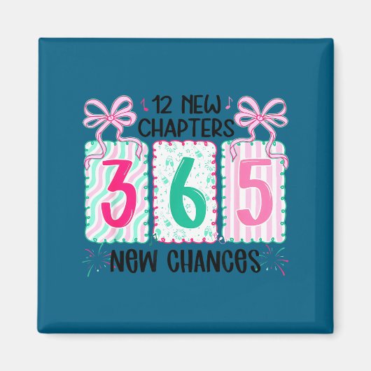 12 New Chapters 365 New Chances New Year's Eve 202 Magneet (Voorkant)