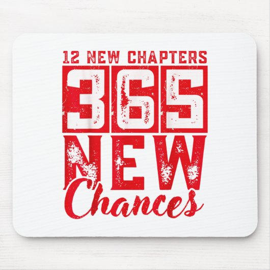 12 New Chapters 365 New Chances New Year's Eve 202 Muismat (Voorkant)