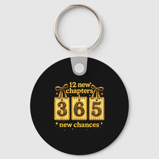 12 New Chapters 365 New Chances Party Family 2026  Sleutelhanger (Voorkant)