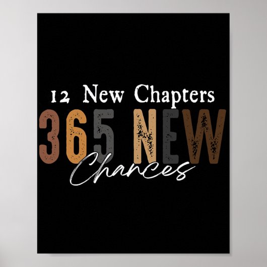 12 New Chapters 365 New Chances Poster (Voorkant)