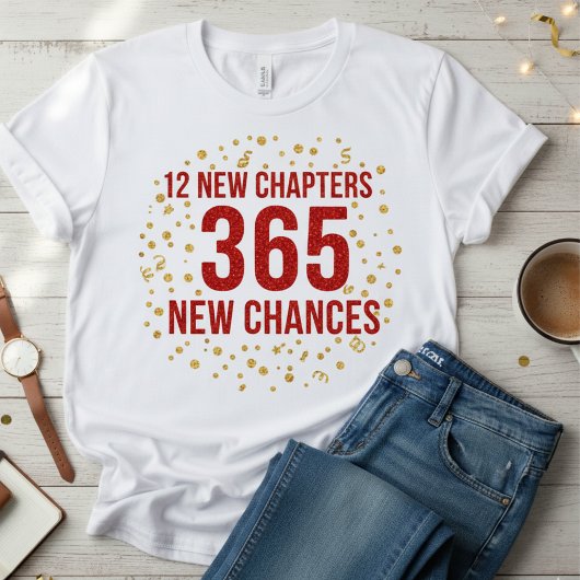 💫 12 New Chapters 365 New Chances T-Shirt