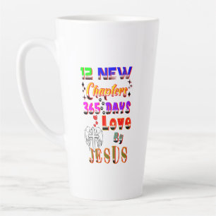 12 nieuwe hoofdstukken 365 dagen liefde door Jezus Latte Mok