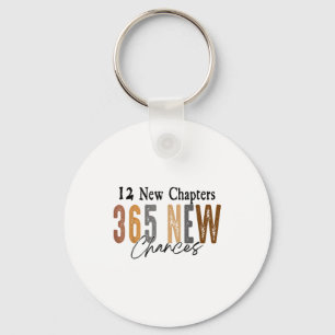 12 Nieuwe Hoofdstukken 365 Nieuwe Kansen Familie Sleutelhanger