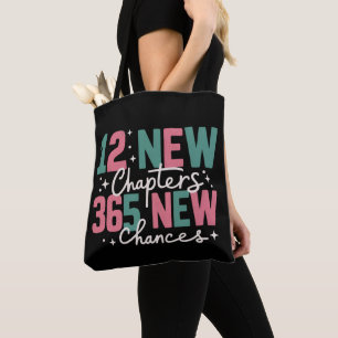 12 Nieuwe Hoofdstukken 365 Nieuwe Kansen Inspirere Tote Bag