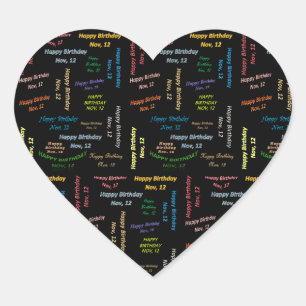 12 november, 12-jarige Sticker