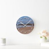 12 Nummerkeuze -Beach en Waves-Clock Ronde Klok (Huis)