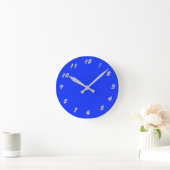 12 Nummerkeuze voor Neon Blue Clock Ronde Klok (Huis)