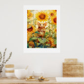 12 of 17 Zonnebloementuin Miceville Poster (Keuken)