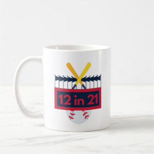 12 op 21 honkbal koffiemok