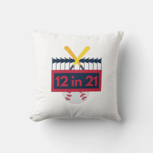 12 op 21 honkbal kussen