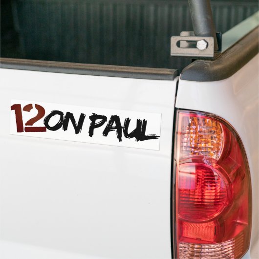 12. over Paul Bumpersticker (Op Truck)