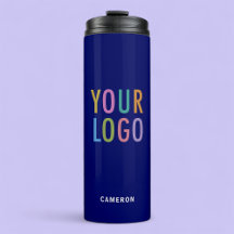 12 oz Blauw Geïsoleerde Tumbler met Zakelijke Logo