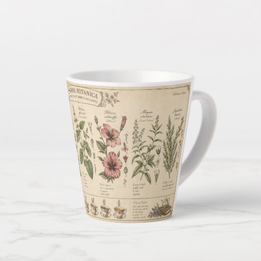 12 oz Botanische Kruidenmok – Latte Mok (Rechterhoek)