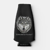 12 oz Flessenkoeler - Istas van Wolf Mtn Sanctuary Flesjeskoeler (Voorkant)