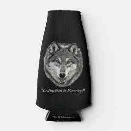 12 oz Flessenkoeler - Istas van Wolf Mtn Sanctuary Flesjeskoeler