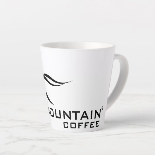 12 oz Latte Mok met Sky Mountain Coffee logo (Rechterhoek)