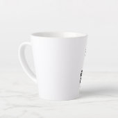 12 Oz Latte White Mok (Linkerhoek)