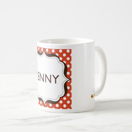 12 oz. Mok - grote logo (Voorkant rechts)