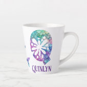 12 oz monogram zeemeermin stijl latte mok (Rechts)