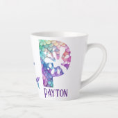 12 oz monogram zeemeermin stijl latte mok (Rechts)