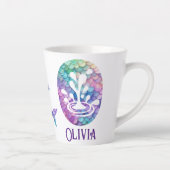 12 oz monogram zeemeermin stijl latte mok (Rechts)