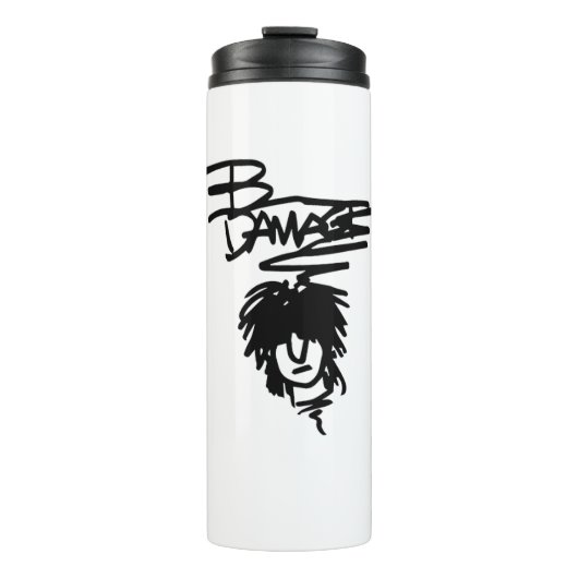12 oz Officiële Brian "Damage" Thermal Tumbler Thermosbeker (Voorkant)