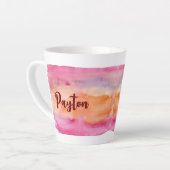 12 oz Waterverf Blues en Purples Latte Mok (Linkerhoek)