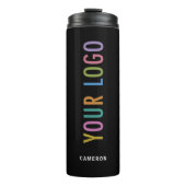 12 oz Zwarte Drink Fles Custom Logo Vacuum Verzege (Voorkant)