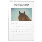 12 Paardenschilderijen spiraal gebonden door Nadin Kalender (Feb 2027)