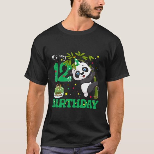 12 Panda Zoökeeper T-shirt (Voorkant)