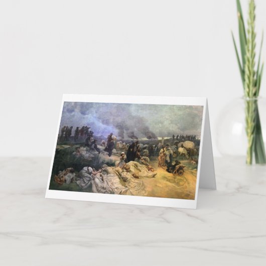 #12 Petr Chelcicky in Vodnany, Mucha Kaart (Voorkant)