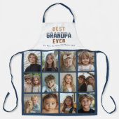12 Photo Collage Best Grandpa Ever Schort (Voorkant)