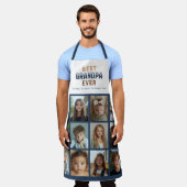 12 Photo Collage Best Grandpa Ever Schort (Gedragen)