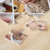 12 Photo Collage Modern Diamond Layout Black Legpuzzel (Zijkant)