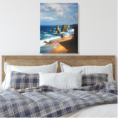 12 postzegels, Australië Canvas Afdruk (Insitu (Slaapkamer))