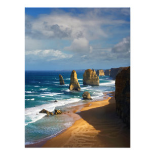 12 postzegels, Australië Foto Afdruk