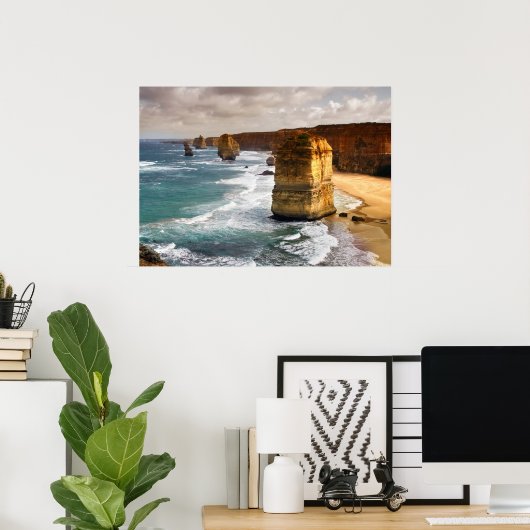 12 postzegels, twaalf apostelen poster (Thuiskantoor)