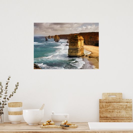 12 postzegels, twaalf apostelen poster (Keuken)