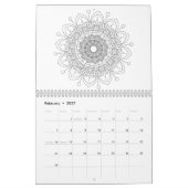 12 prachtige mandala ontwerpkalender kalender (Feb 2027)
