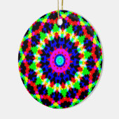 12 - puntige mandala keramisch ornament (Links)