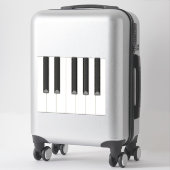 12 realistische Piano Keys Tilable Keyboard Mural Sticker (Koffer)